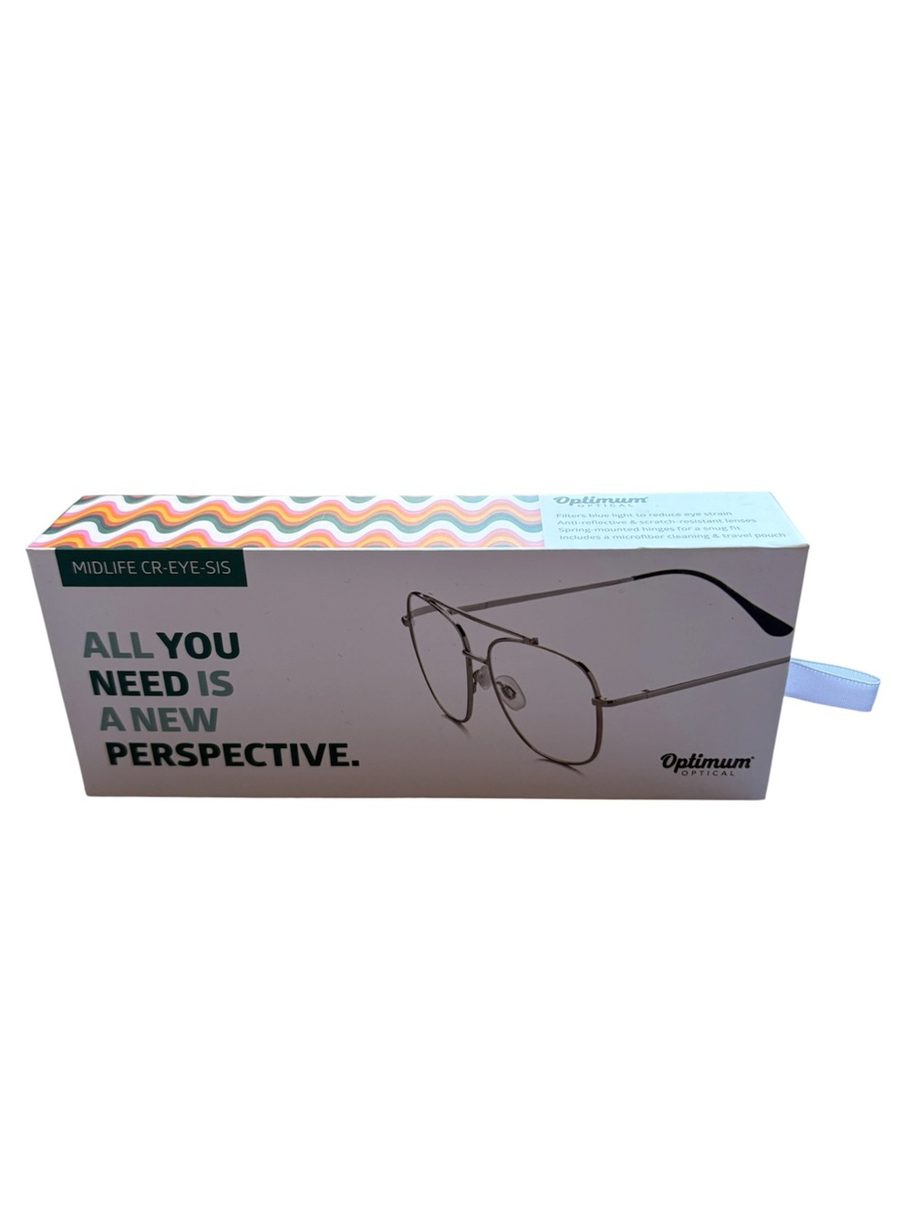 Optimum Optical ‘MIDLIFE CR-EYE-SIS’ Aviator-Style Readers